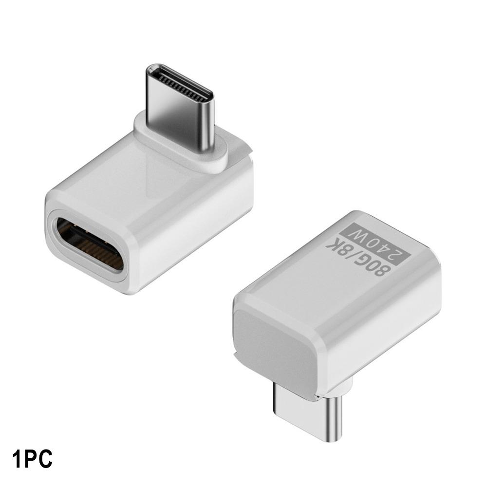 240 Вт Type-C Конвертер 80 Гбит/с 8K 60 Гц USB4 Адаптер Передача Данных Штекер на Розетку USB-C Удлинительный Разъем Мобильный Телефон