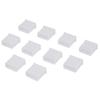 10Pcs Plastic Usb Male Anti-Dust Plug Stopper Cap Cover Protector Lids