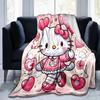 1pc Hello Kitty's Heartfelt Adventure Blanket, Soft and Cozy Home Decor Gift for All Seasons, Perfect for Any Room Decoration, Ideal Present for Famil