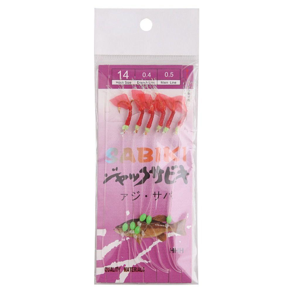 6pcs Rubber Fishing Hooks Wobbler Lure Bait Tackle Bionic String Hook  for Sea/Freshwater Fishing