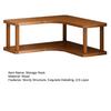 Wooden Desktop Storage Rack Multi-Functional Tea Table Organizer Corner Design 2/3 Layer Desk Storage Stand