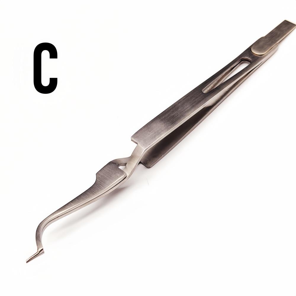 1 шт. Стоматологический ортодонтический пинцет для бондинга брекетов, пинцет для бондинга щечных трубок, держатель-плейсер, инструмент