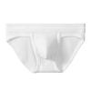 Men Briefs Mid-rise Contrast Color Panties with Scrotum Support Mercerated Waistband High Elasticity Underwear