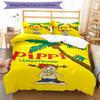Pippi Girl Near House. Bedding Set,Breathable Duvet Cover with Pillowcases,Soft Bed Linen for Bedroom Home Decoration,Perfect Festival Birth