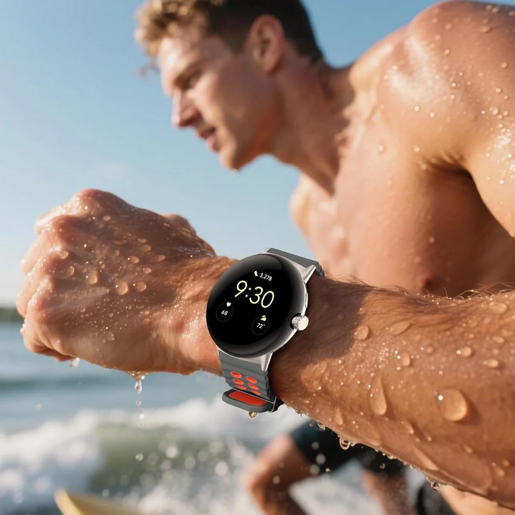 Silicone Strap For For Google Pixel Watch 4 45mm Sports Marine Band for Google Pixel Watch 3 45mm Bracelet Wristband Accessories