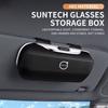 Car Visor Sunglasses Glasses Case Clip Eyeglasses Box Holder For Volvo olestar AWD XC40 S80 T6 V90 XC90 XC60 V50 S60 V70 V60 V40