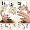 Чехол для мобильного телефона Apple IPhone15ProMax Line Art Girl Чехол для мобильного телефона Hair Painting Anti Drop Huawei Three