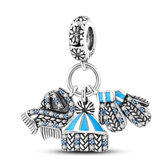 Стерлингового Серебра 925 пробы Радужные Подсолнухи Бусины Животных Слон Подвески Подходит Милый Модный Браслет Для Женщин