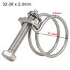 1Pc Double Wire Pipe Clip Assortment Kit Pipe Hoop Hose Clamp  Fuel Tube Water Pipe Ventilation Pipe