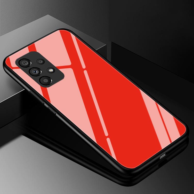 Чехол-бампер из градиентного закаленного стекла для Samsung Galaxy S23 S22 Ultra S21 FE S20 S10 5G S10e S8 S9 Plus S7 Edge Защитное стекло