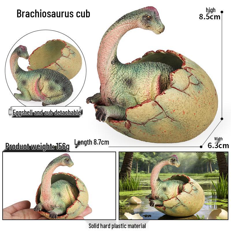 Dinosaur & Dragon Plastic Toy Set: Mythical Animal Figures for Kids