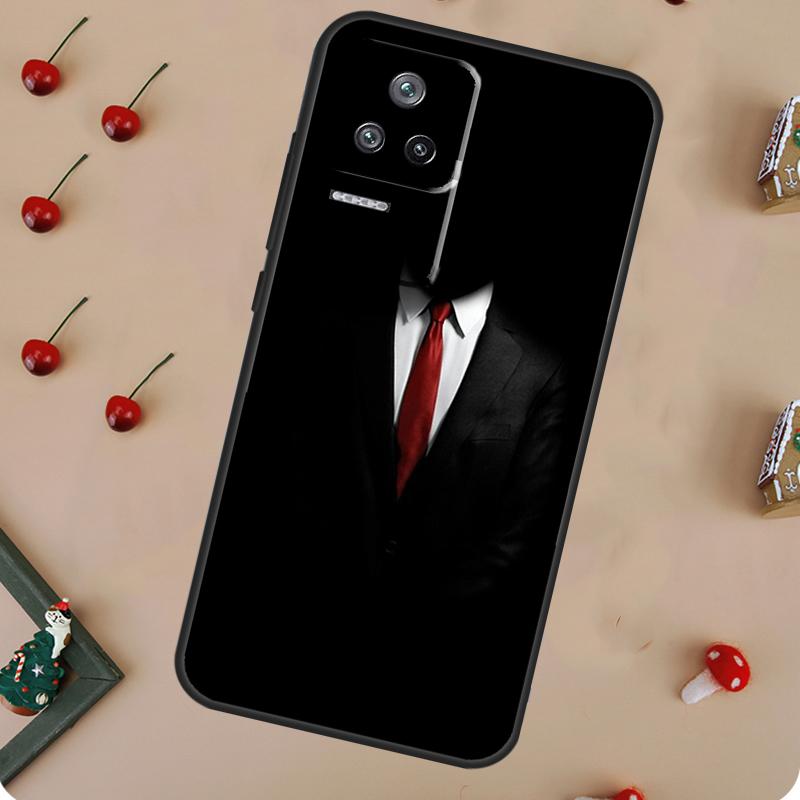 Man Hitman Agent Case For Xiaomi 15T 14T 13T Pro 17 Pro Max 14 15 Ultra POCO X7 F8 Pro X3 X5 X6 F5 F6 F7 Cover