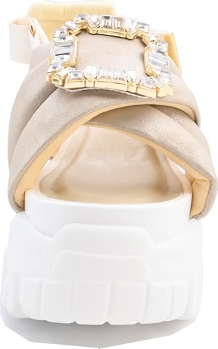 [Ёскэ] Сандалии на толстой подошве с ремешком на пятке