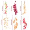 1Bunch Colorful Simulation Foam Vegetables Fake Corn Hanging Hanging Artificial String Home Decor Kitchen Decoration