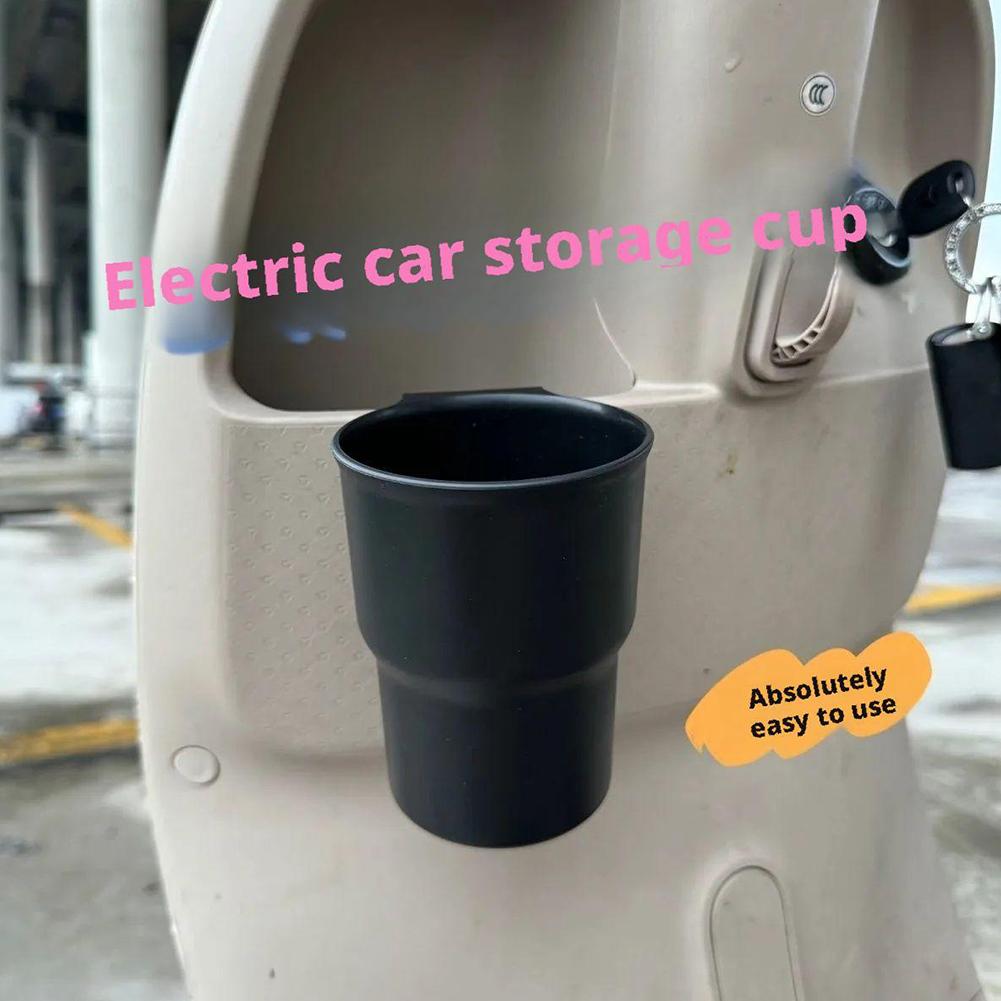 Multifunctional Car Water Cup Holder Car Door Cup Holder Box Back Clip Design Car Seat Back Water Cup Box Organizer Trash Can