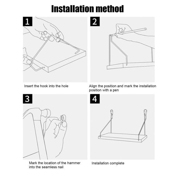 Настенный стеллаж для хранения вещей, большая демонстрационная полка, прочная, несущая, простая в сборке, универсальная плавающая полка для домашнего декора