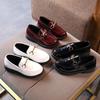 Children's leather shoes for boys and girls with soft soles2026Spring and autumn single shoes in British style, black performance shoes, leather