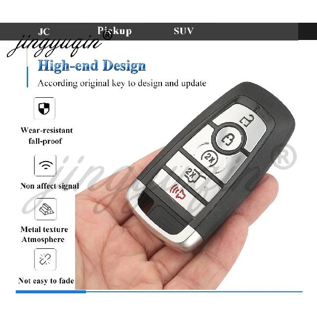 jingyuqin 433.92/434/868/902Mhz Remote Car Key For Ford Edge Explorer Expedition Fusion Mondeo F150 F250 Mustang Smart Keyless