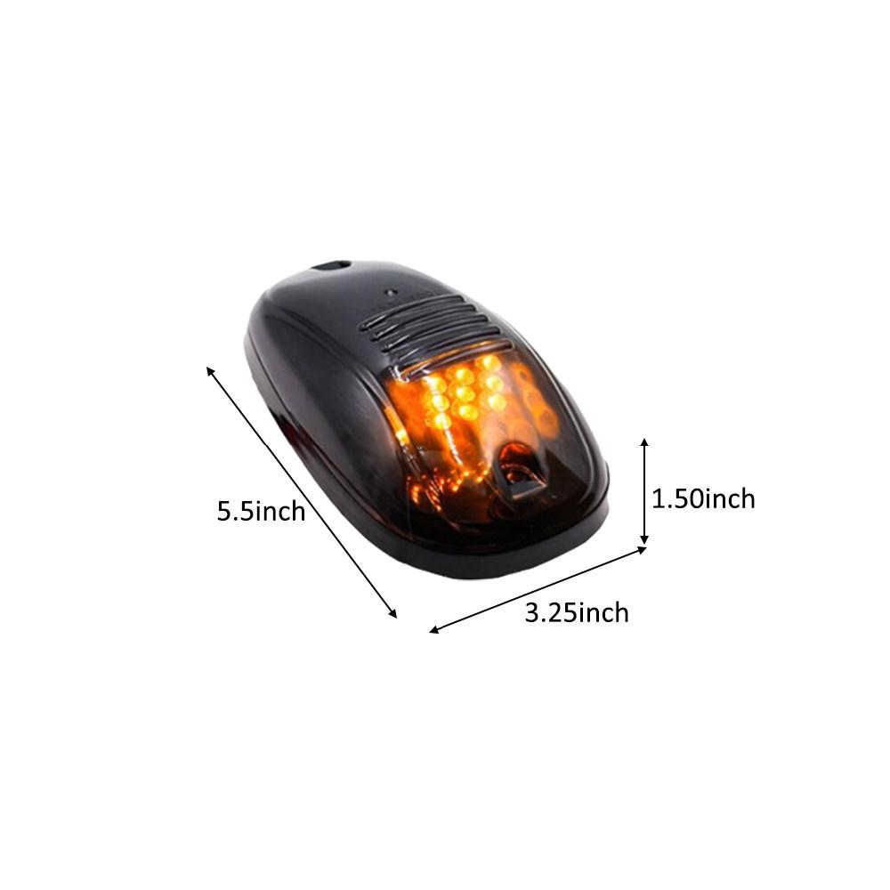 LED Amber Cab Roof Marker Lights Running Lamp For 03-16 Dodge Ram 3500 4500 5500