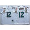 Mens Retro Miami Dolphins Hall Of Fame Football Jersey Cotton Blend Training Shirt Rugby Sports