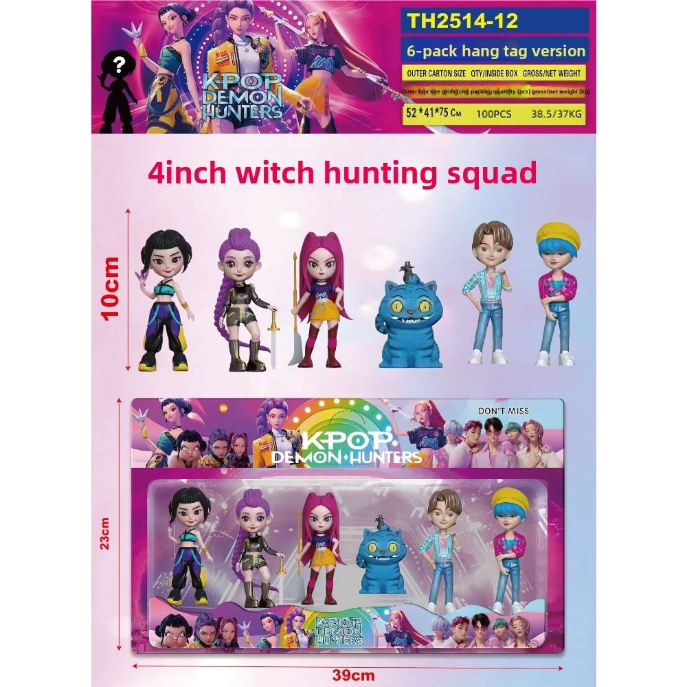 Охотники на ведьм K-Pop Большая голова Q издание Фигурка Румими Модель Слепая коробка Приливная игрушка Кукла Украшение