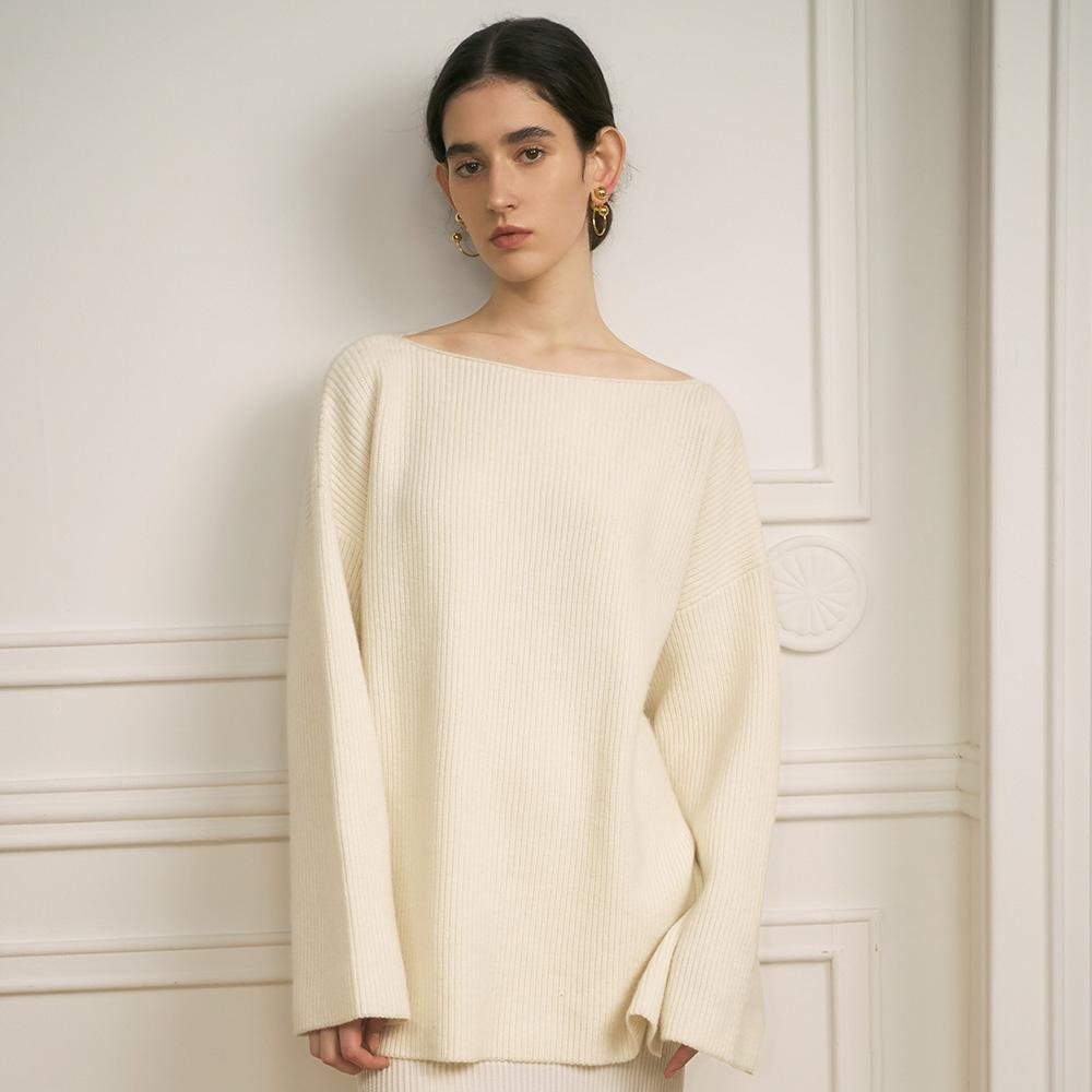 Waiwaiaiem Yy_Simple Casual Wide Sweater