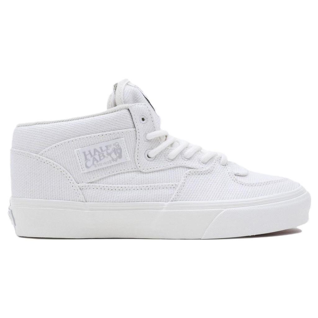 Vans Half Cab CP VR3 LX Round Toe Comfortable Wrap Warm Mid-Top Skate Shoes Unisex Skate Shoes White VN0007PUJVY1