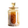 With Shape Lid Glass Sealed Jar Large Capacity Jam Jar Modern Grain Storage Bottle  Kitchen