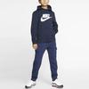 Nike Вязаные спортивные штаны Спортивная одежда Вышивка логотипа клуба Зауженные Свободные Детские штаны Темно-синий CQ4298-410