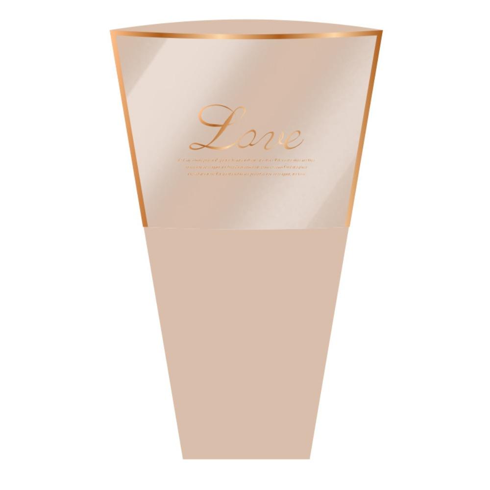 20PCS Transparent Flower Packaging Bag Kraft Paper Flower Paper Bag Valentine's Day Gift