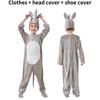 Adorable Kids Animal Halloween Rhinoceros Polyester Unisex Costumes For Boys And Girls