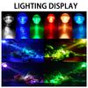 LED Fish Light Round Shape Multi Color Changing Pond Lights For Outdoor