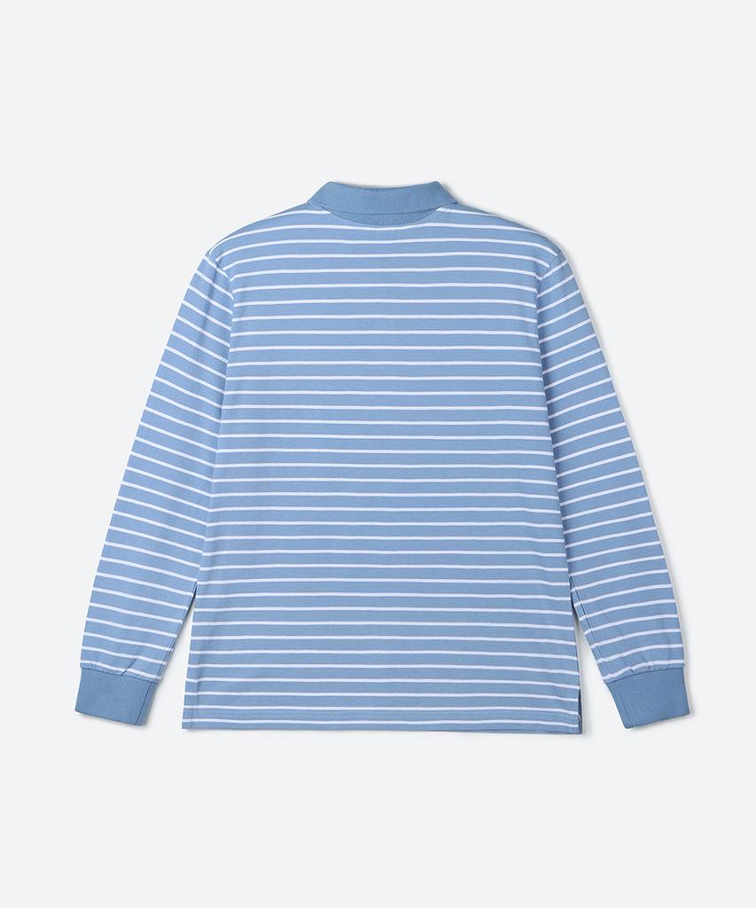 MOONSUN 01 M.C Unisex, Stripe Pk Shirt / Sky