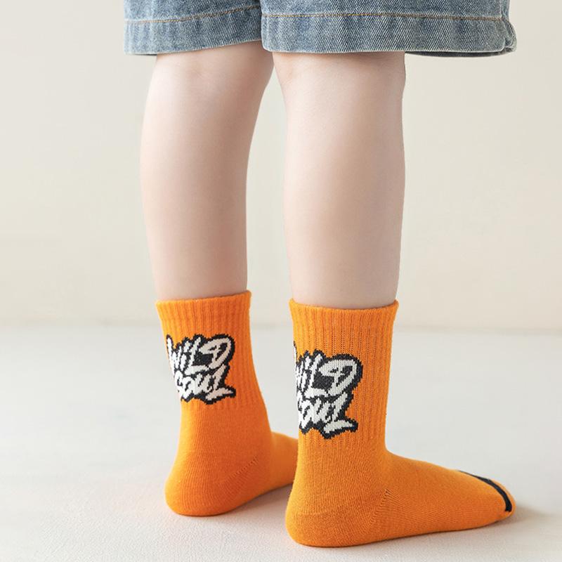 Kids Girls' Socks 5 Pairs Children's Short Tube Socks