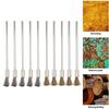 Pen Shape Bristle Wire Brushes Scratch Brushes Stainless Steel Brush 100mm 5PCS