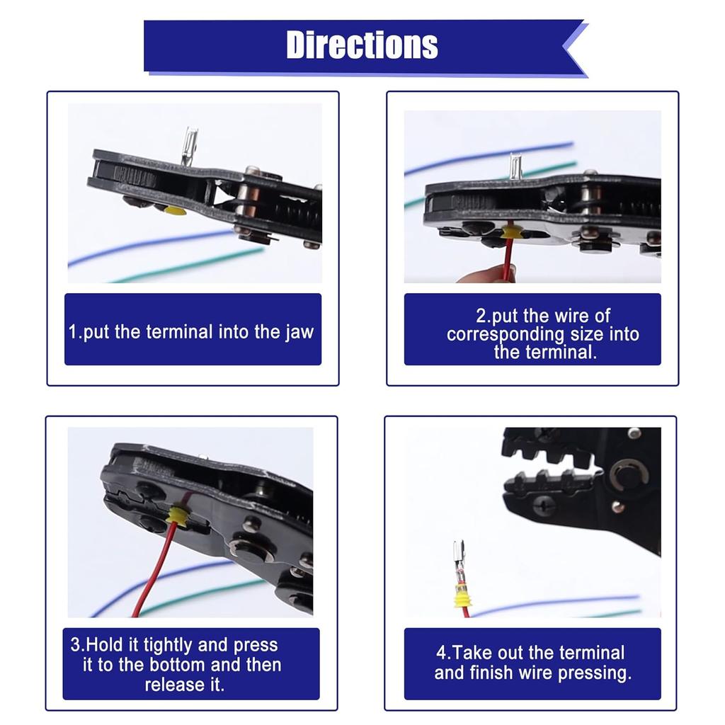 535PCS 26Type Pin Connectors Kit,Car Electrical Wire P 1/1.5/1.8/2.2/2.8/3.5mm Automotive Pin Connectors Kit Wire Removal Non-ulated Plug Male Female