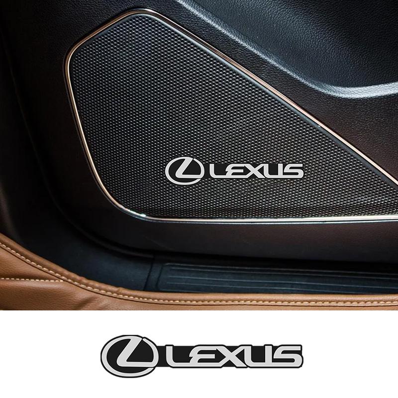 Декоративная наклейка на автомобильное аудио 3D алюминиевая эмблема для Lexus RX330 IS250 Ct200h ES300h RX350 IS300h NX300h RX400h ES350 GS300