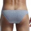 Размер бикини Легкий гребенной эластичный Низкий Однотонный G-Station Мужские трусы, Маленький, Серый, Хлопок, Хлопок, Посадка, Без этикетки,