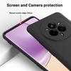 For Realme 14 Pro+ 5G Liquid Silicone Case Phone Back Cover with Hand Strap