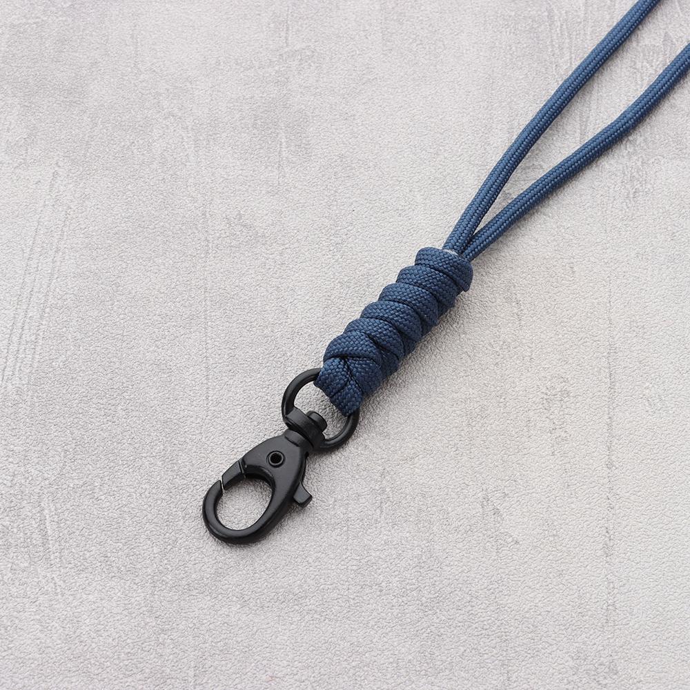20 Styles Lanyard Rotatable Buckle High Strength Parachute Cord Keychain Outdoor Tool