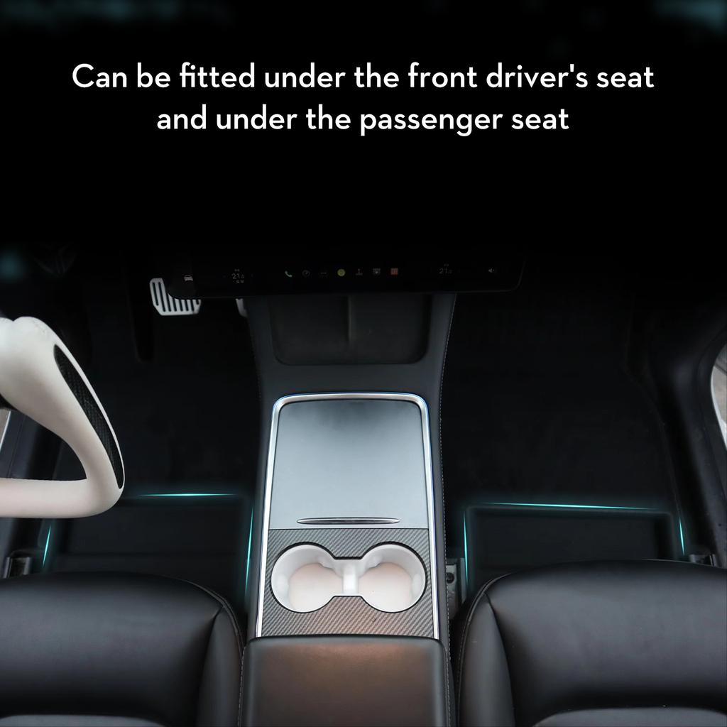 Обновление Futhope 2022 для Tesla Model Y, ящик для хранения под сиденьем, органайзер большой емкости, чехол, держатель для ящика, салон автомобиля