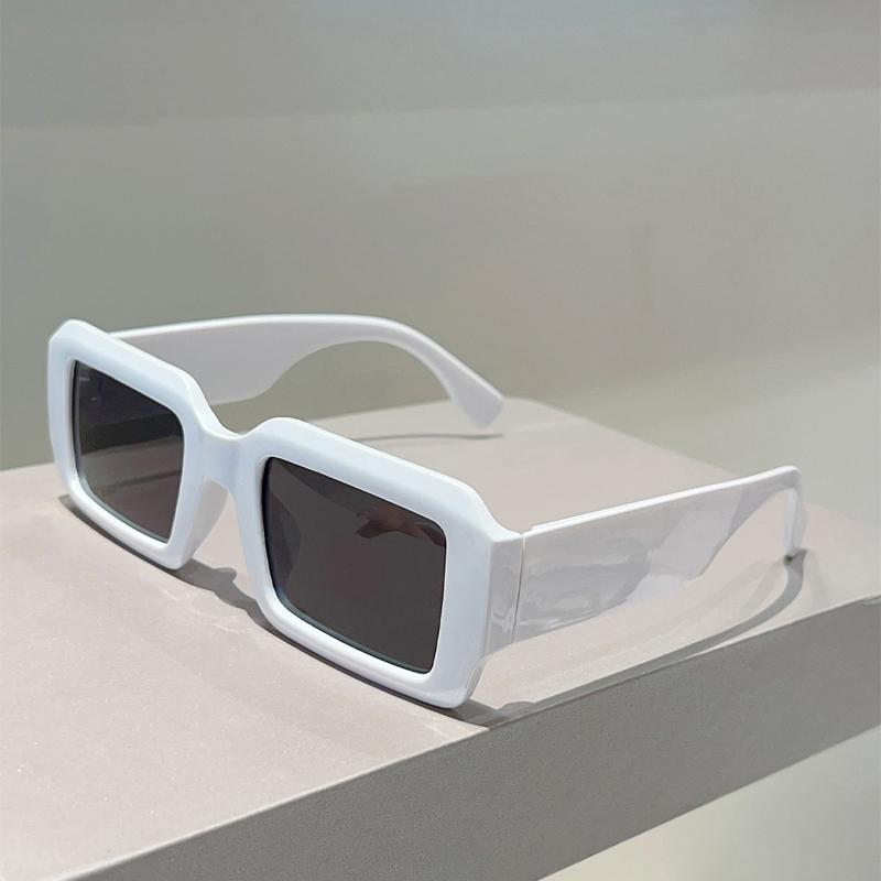 Прямоугольные Солнцезащитные Очки Мужские Модные Уличные Повседневные Очки Женские Трендовые Дизайнерские Роскошные Брендовые Пляжные Отпускные Декоративные Солнцезащитные Очки