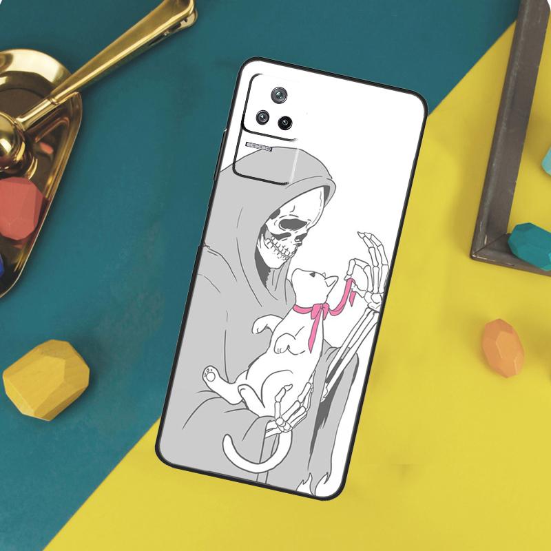 Чехол-череп Жнеца для Xiaomi 13T 14T 15T 14 15 Ultra 17 Pro Max POCO F8 Ultra X7 X5 X6 F5 F6 F7 Pro