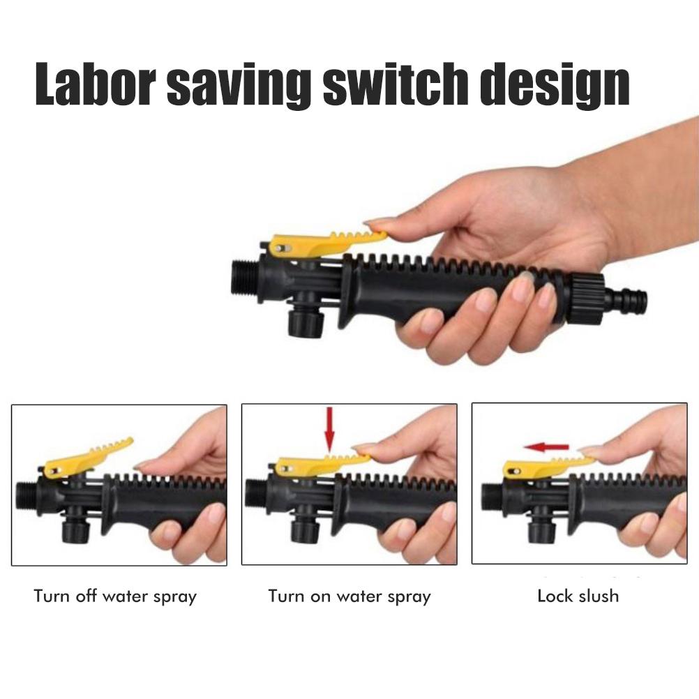 2 в 1 мойка высокого давления с распылителем для полива с регулируемой насадкой и пенообразователем