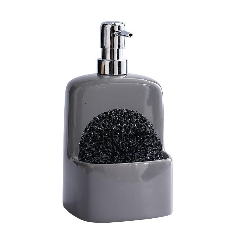 Кухонные принадлежности Раковина, столешница, дозатор жидкого мыла для рук, насос, контейнер для бутылок с отсеком для хранения, вмещает в себя щетки для мытья посуды