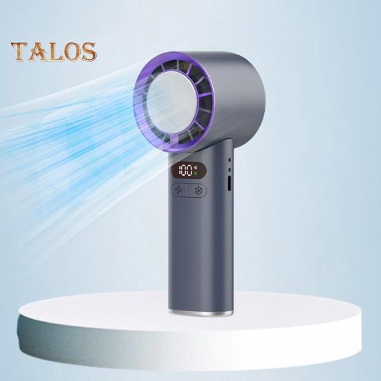 Ручной турбовентилятор 100 скоростей ветра, регулируемый сильный поток воздуха, низкий уровень шума, перезаряжаемый портативный мини-вентилятор охлаждения