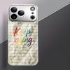 Красочный мотивирующий бумажный чехол для телефона funda iphone для iPhone 17 pro max чехол стекло для iPhone 17 16 15 14 13 pm Pro Plus