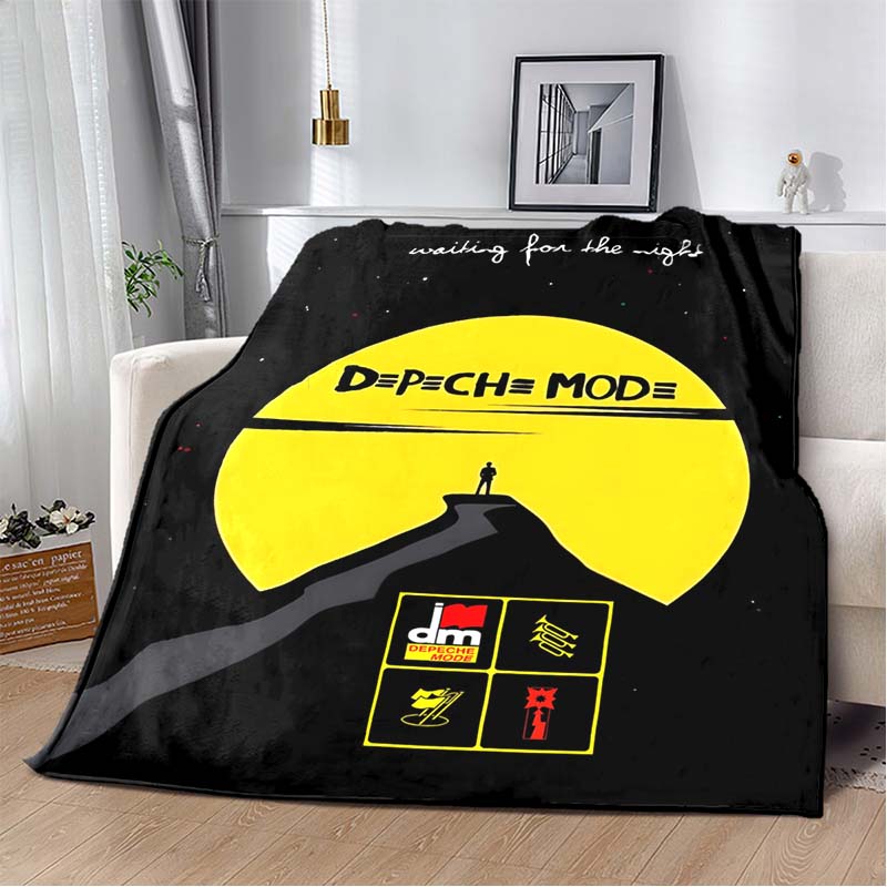 Depeche Mode Rock Roll Music Soft Flannel Throw Blanket,Lightweight Warm Sofa Couch Bed,Outdoor Blanket