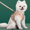 Нейлоновая сетка Светоотражающий щенок Собаки и набор поводков Собачий жилет Поводки Одежда для питомцев для маленьких собак