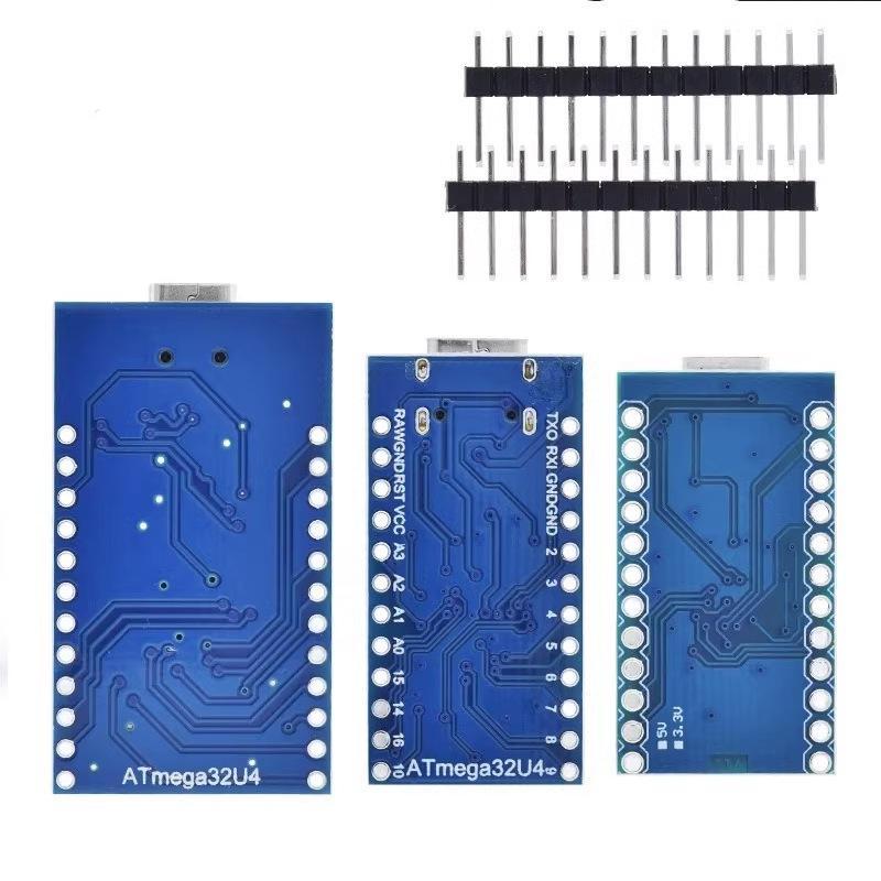 1 Set Replace Accessories Pro Micro Atmega32U4 5V 16Mhz For Pro Mini With 2 Row Pin Header For Leonardo Mini Usb Interface